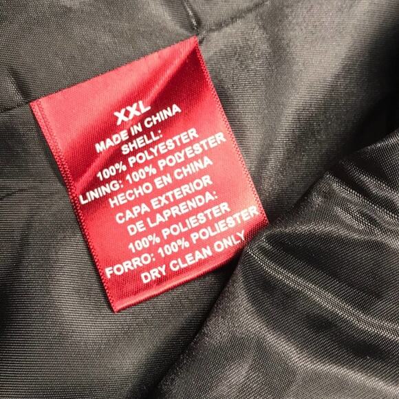 PUBLIC NOTICES Men's 2XL Black Sport Coat Blazer - Picture 6 of 6